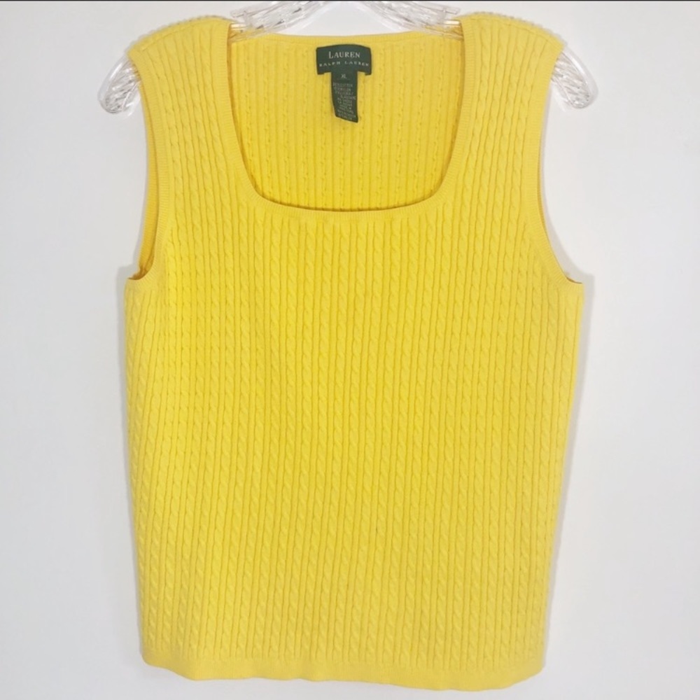 Lauren Ralph Lauren Cable Knit Sweater Vest XL